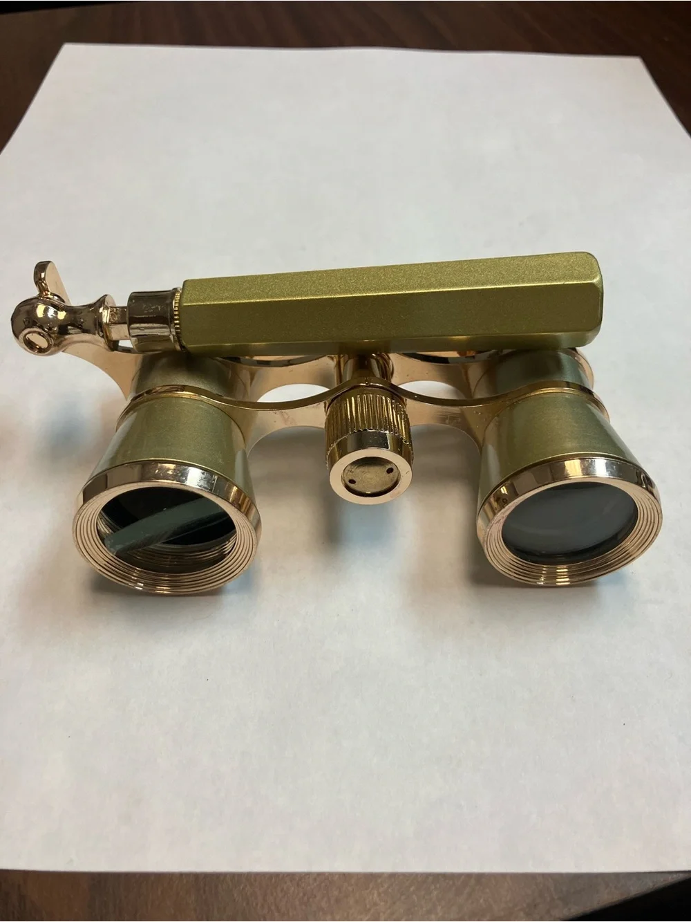 Gold Opera Glasses Handheld Binoculars - Gold